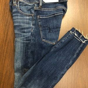 American Eagle NWT Hi Rise crop jeggings size 0 short
